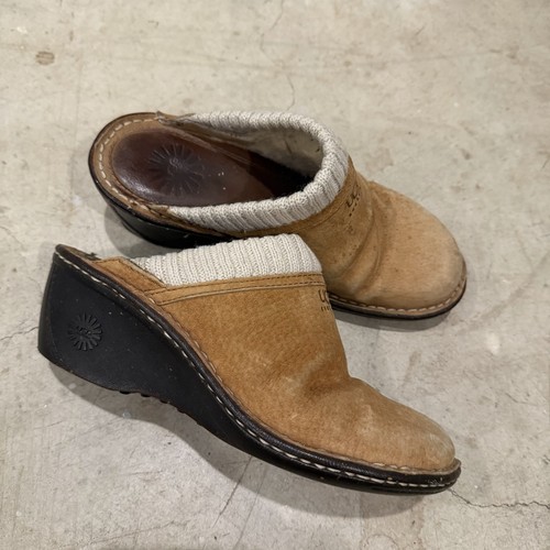 Ugg gael clog suede - suede, shearling